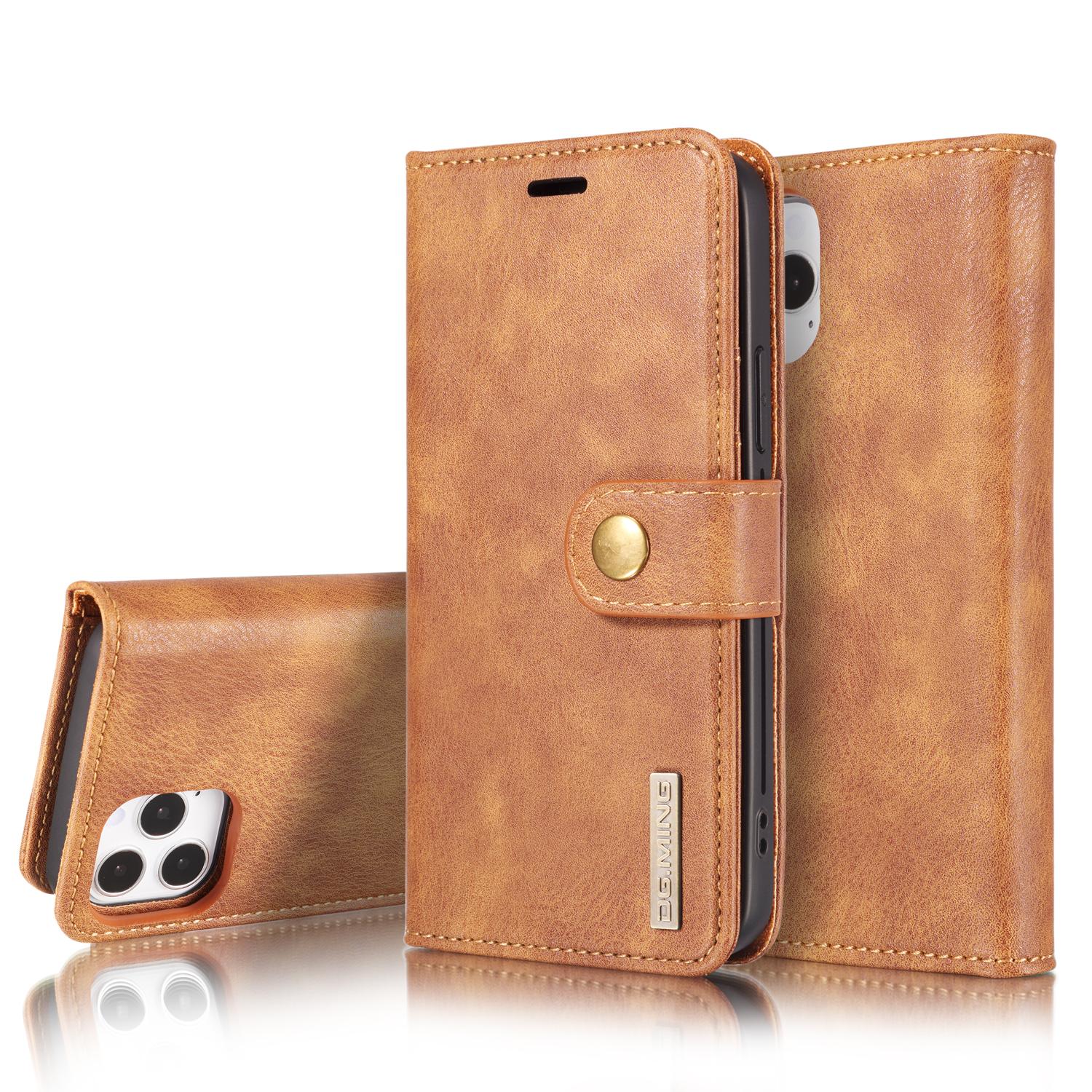 Magnet Wallet iPhone 12/12 Pro Cognac