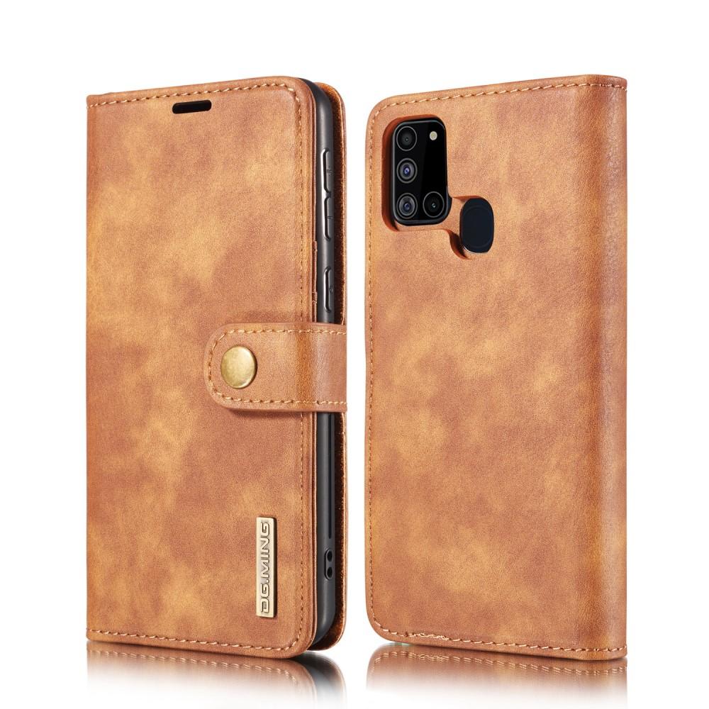 Magnet Wallet Samsung Galaxy A21s Cognac