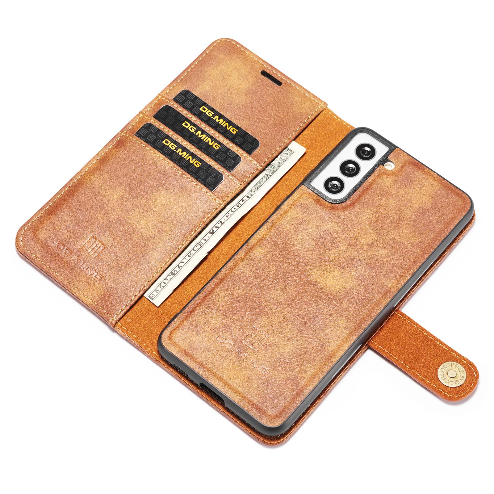 Magnet Wallet Samsung Galaxy S21 Cognac