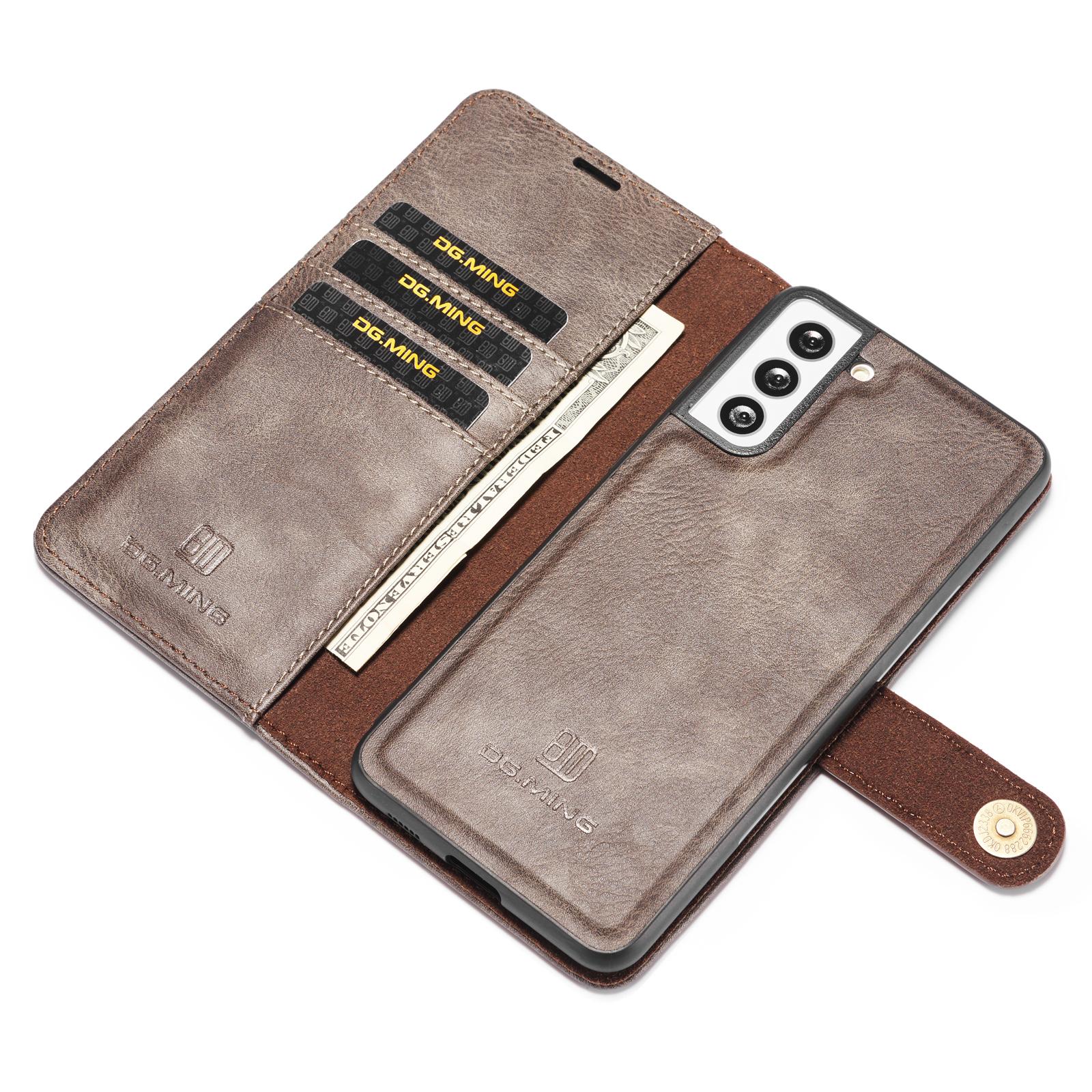 Magnet Wallet Samsung Galaxy S21 Plus Brun