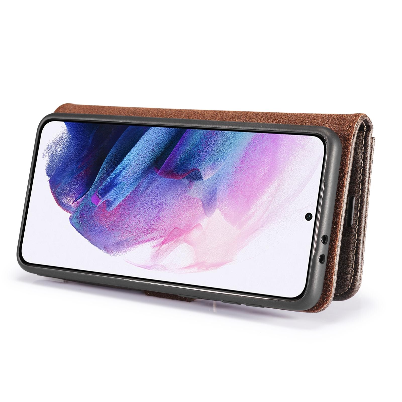 Magnet Wallet Samsung Galaxy S21 Plus Brun