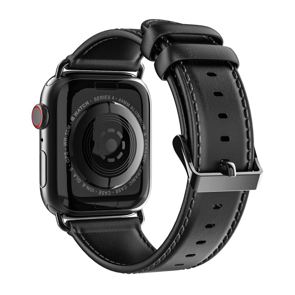 Leather Watch Band Apple Watch 40mm Black