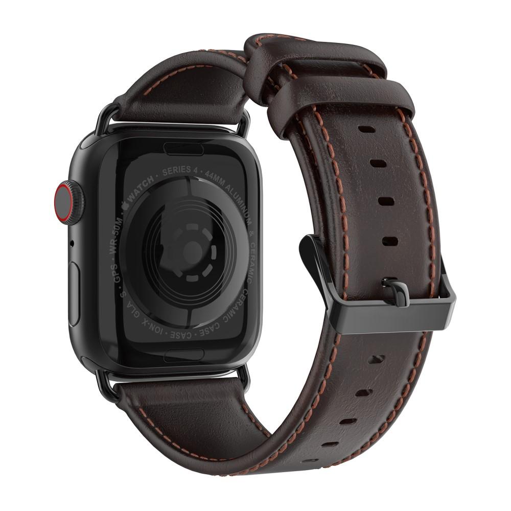 Leather Watch Band Apple Watch 41mm Series 8 Brown