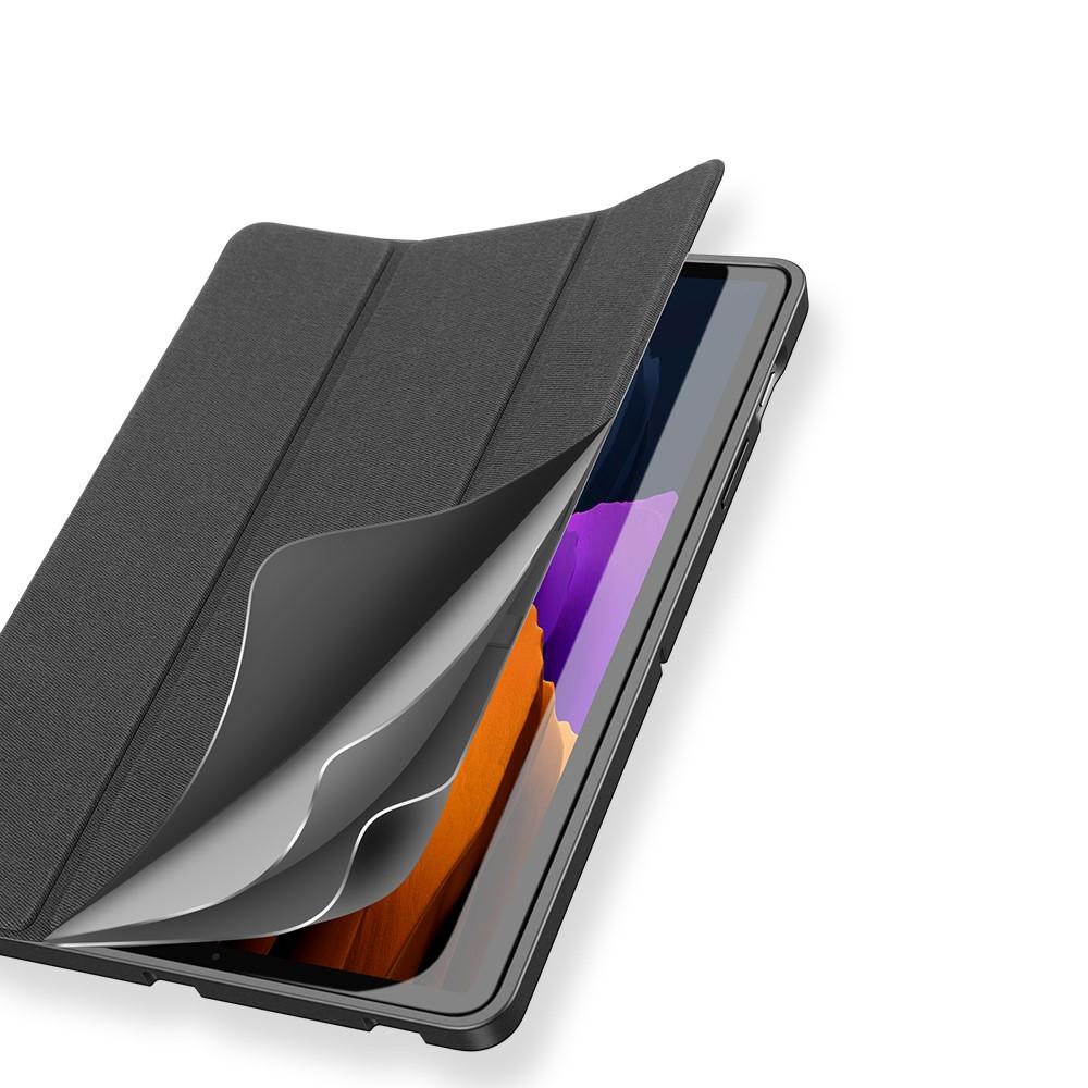 Domo Tri-fold Case Galaxy Tab S7 Plus/S8 Plus 12.4 - Black