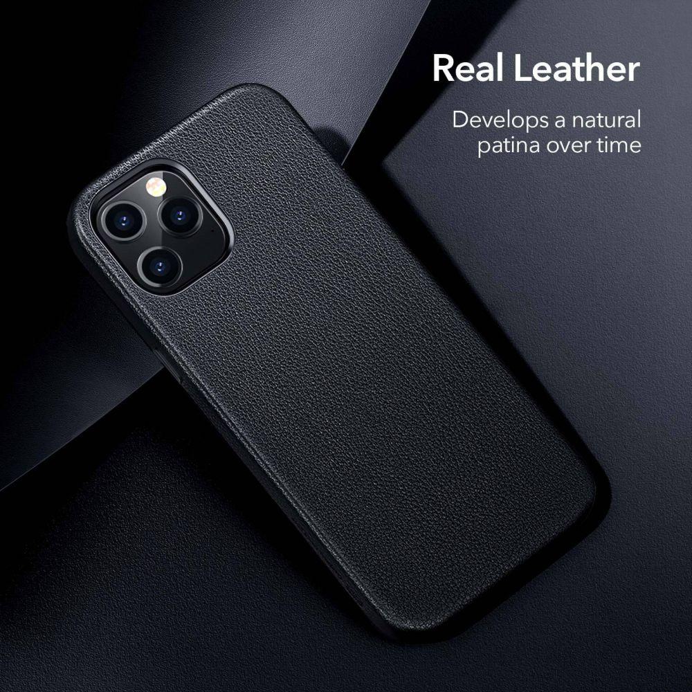 Premium Leather Case iPhone 12 Pro Max Black