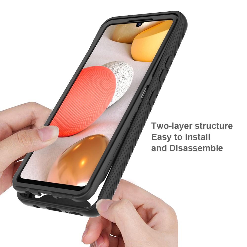Full Cover Deksel Samsung Galaxy A42 Svart