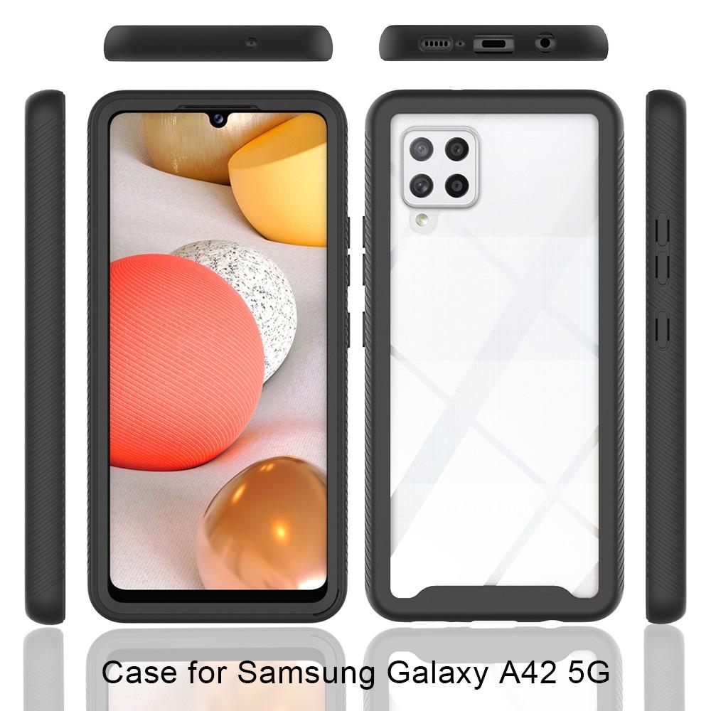Full Cover Deksel Samsung Galaxy A42 5G svart