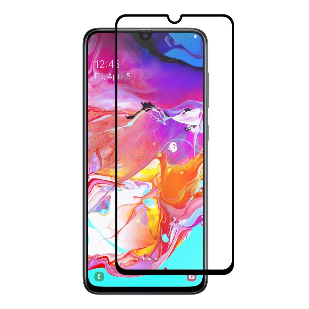 Full Glue Herdet Glass Galaxy A70 Black