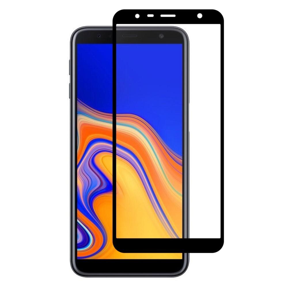 Full Glue Herdet Glass Galaxy J4 Plus 2018 Black