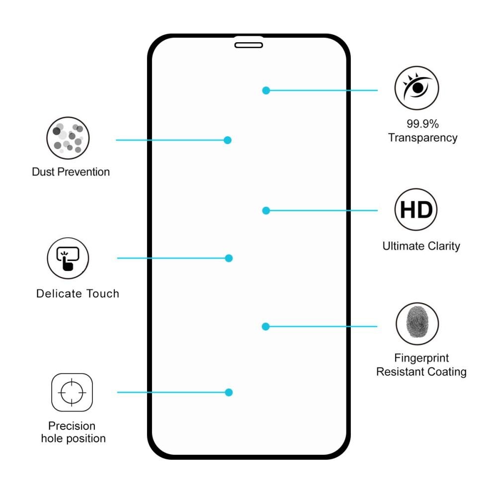 Full Glue Herdet Glass iPhone 11 Pro Max Black