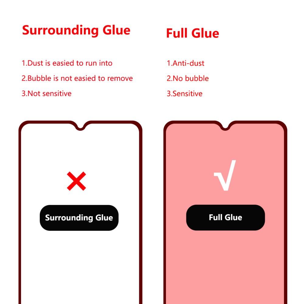 Full Glue Herdet Glass OnePlus 7T Black