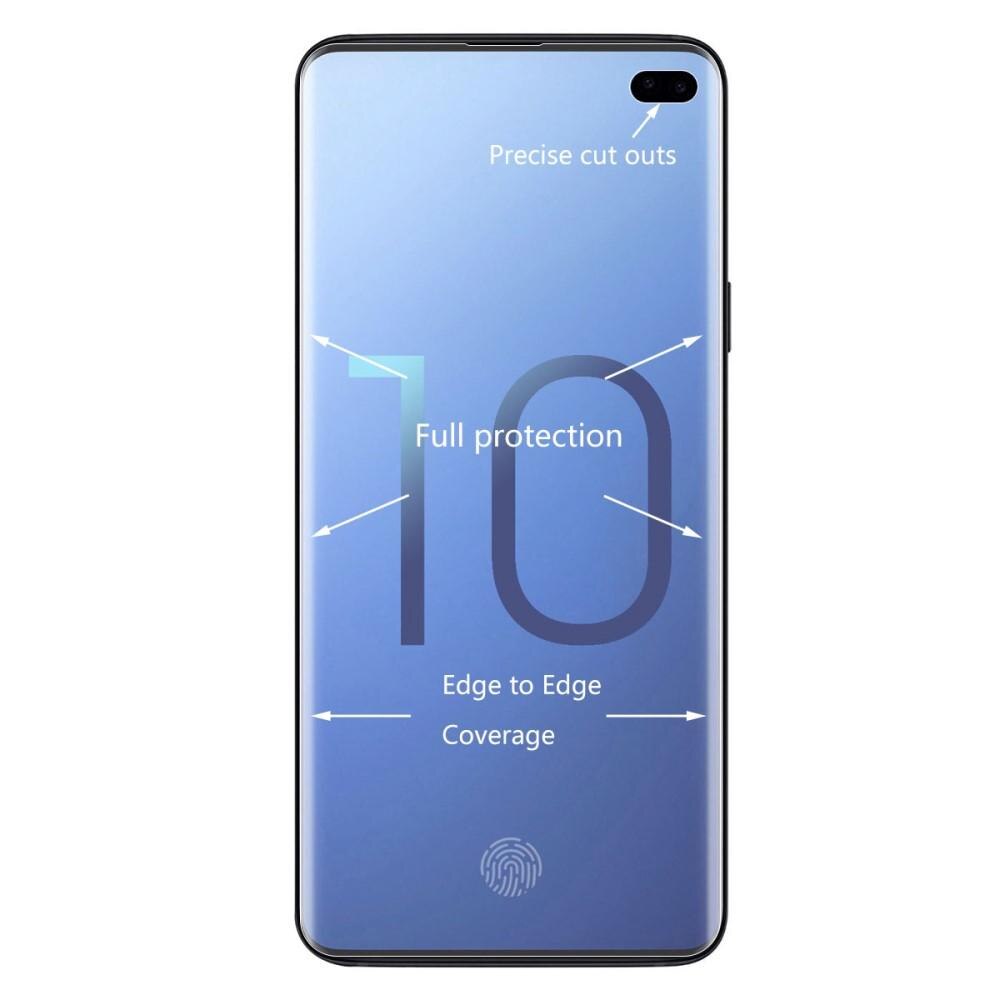 Heldekkende Curved Skjermbeskytter Galaxy S10 Plus