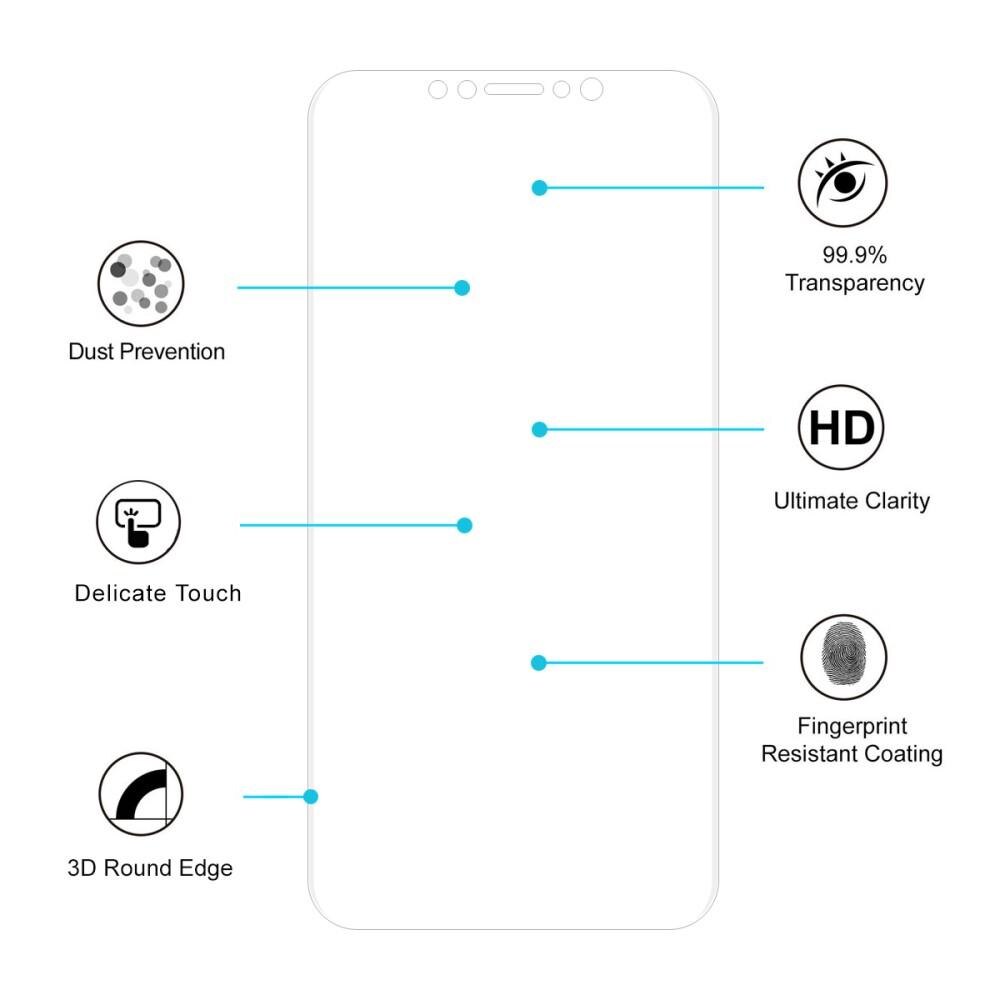 Heldekkende Curved Skjermbeskytter iPhone 11/XR