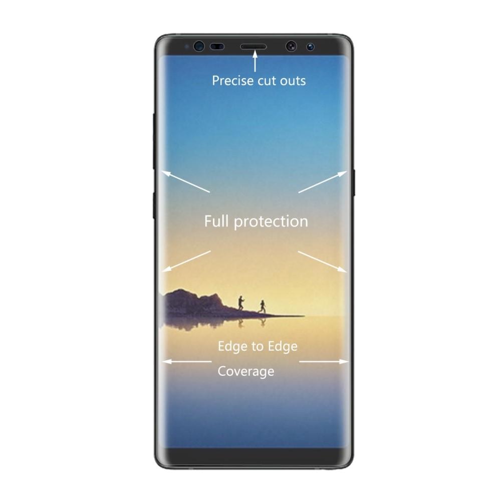 Heldekkende Curved Skjermbeskytter Samsung Galaxy Note 8