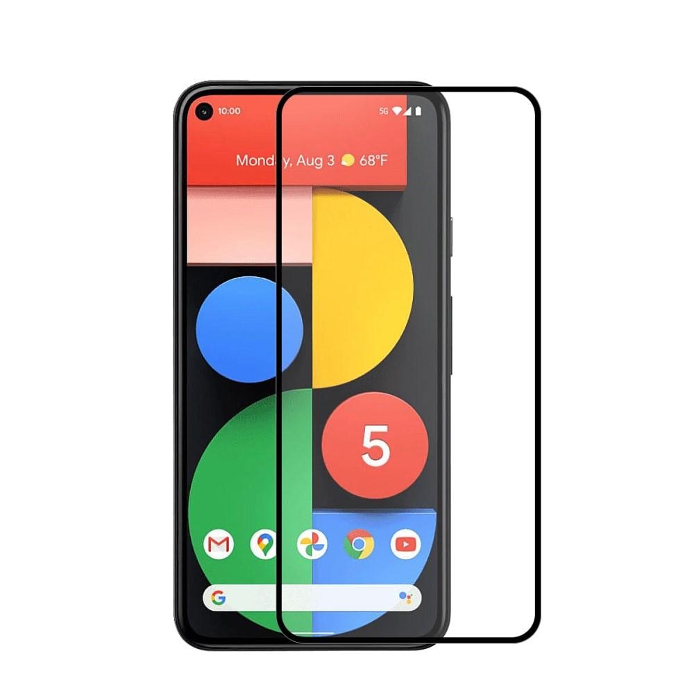 Full Glue Herdet Glass Google Pixel 5 Black