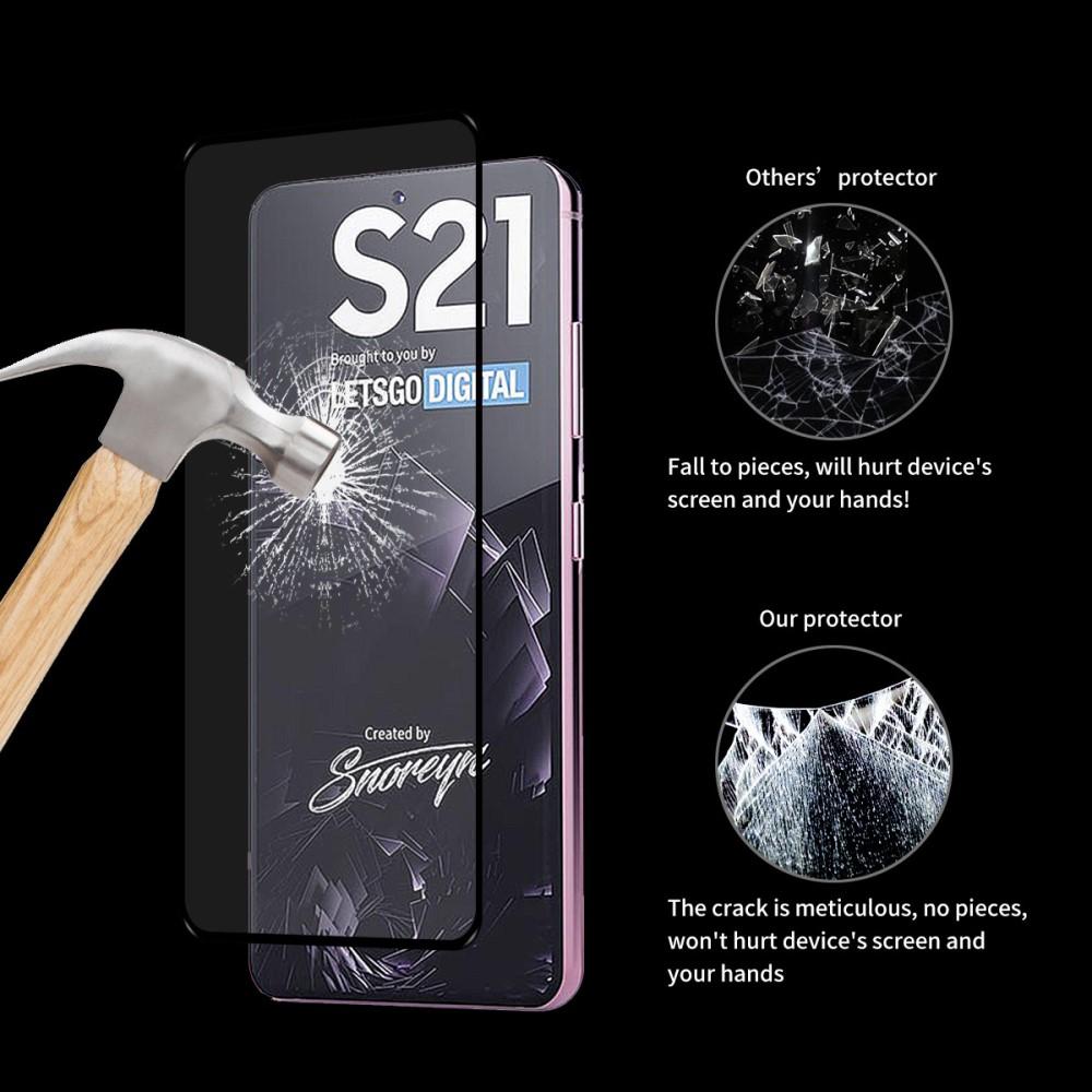 Full Glue Herdet Glass Samsung Galaxy S21 Black