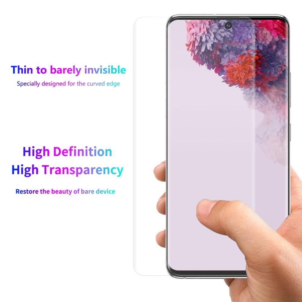 Heldekkende Curved Skjermbeskytter Galaxy S20 Ultra