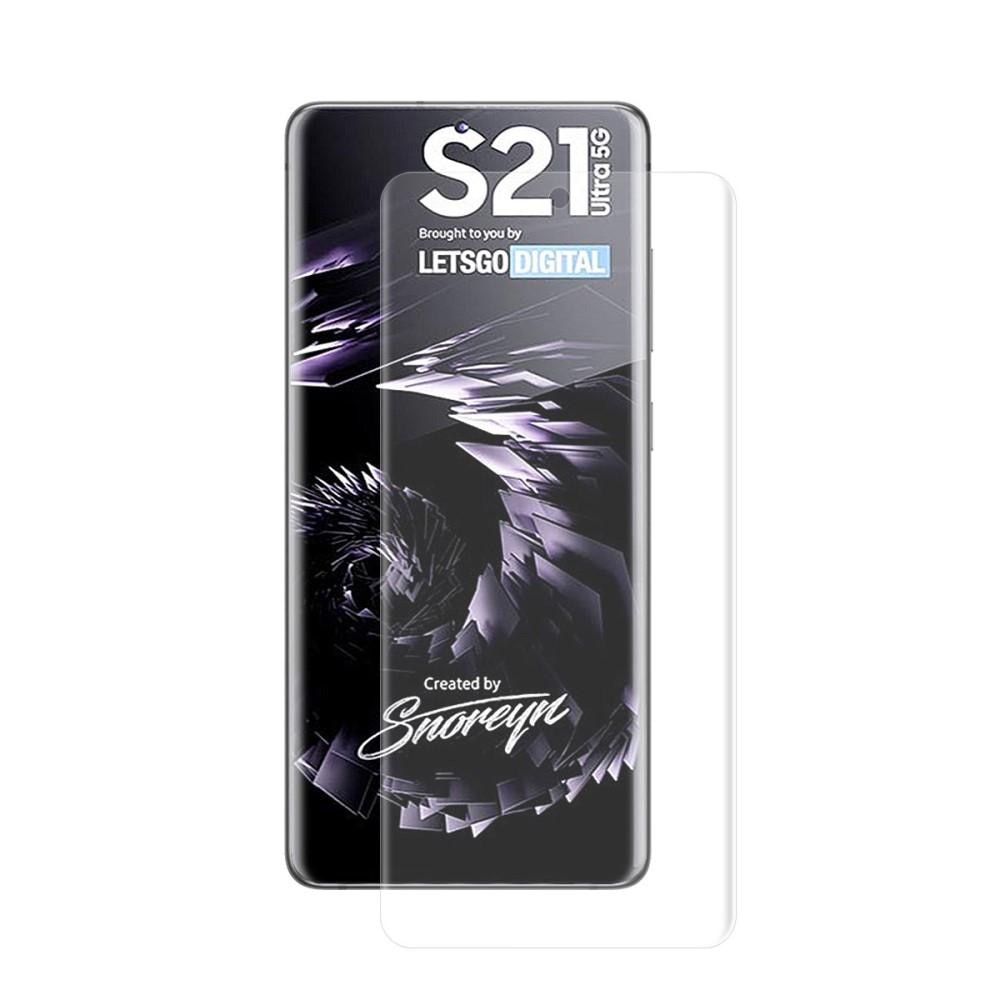 Heldekkende Curved Skjermbeskytter Samsung Galaxy S21 Ultra