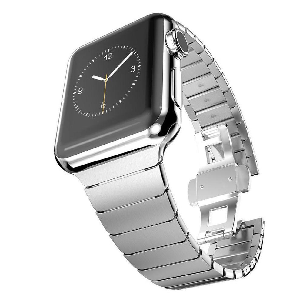 Apple Watch 42/44/45 mm Reim med lenker sølv
