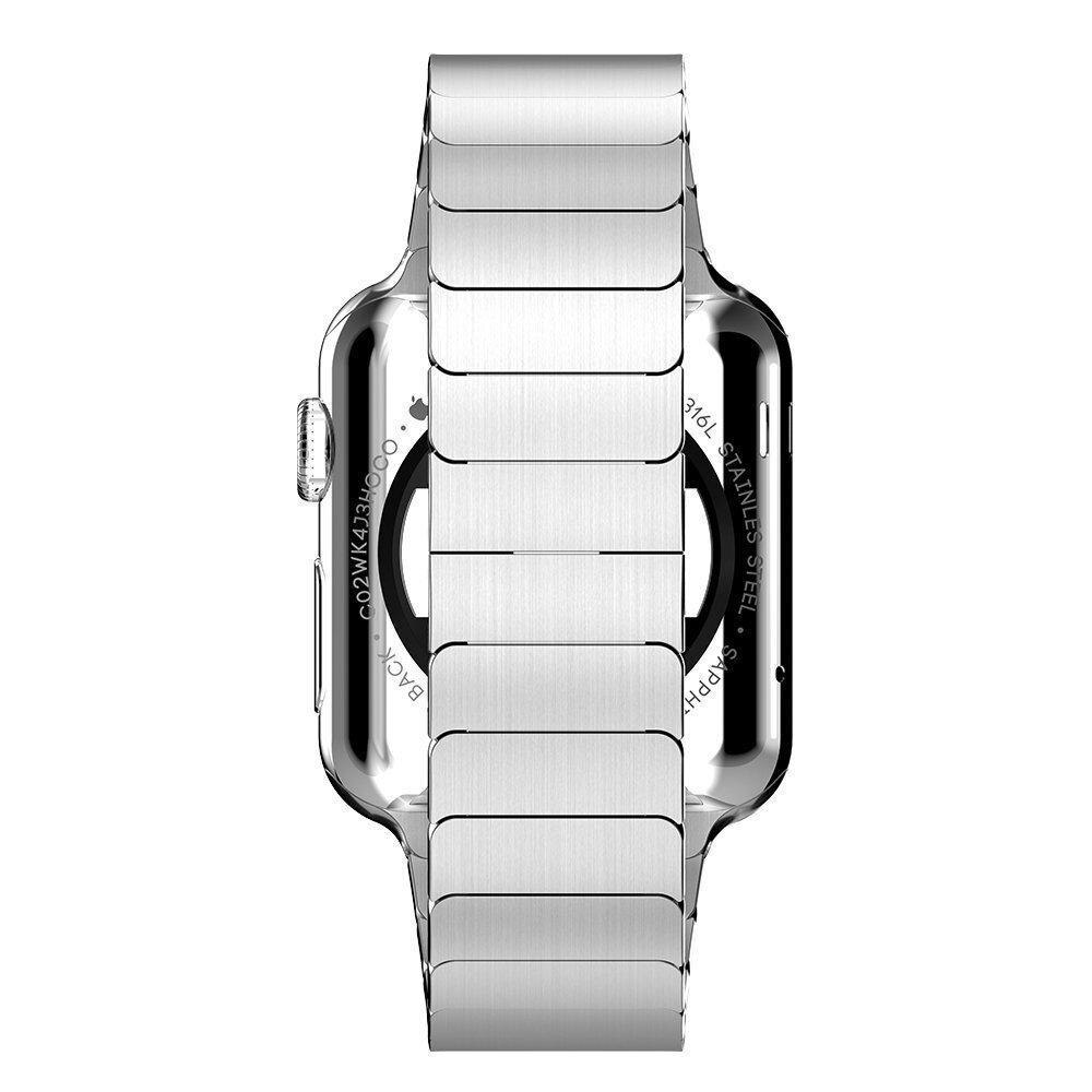 Apple Watch 42/44/45 mm Reim med lenker sølv