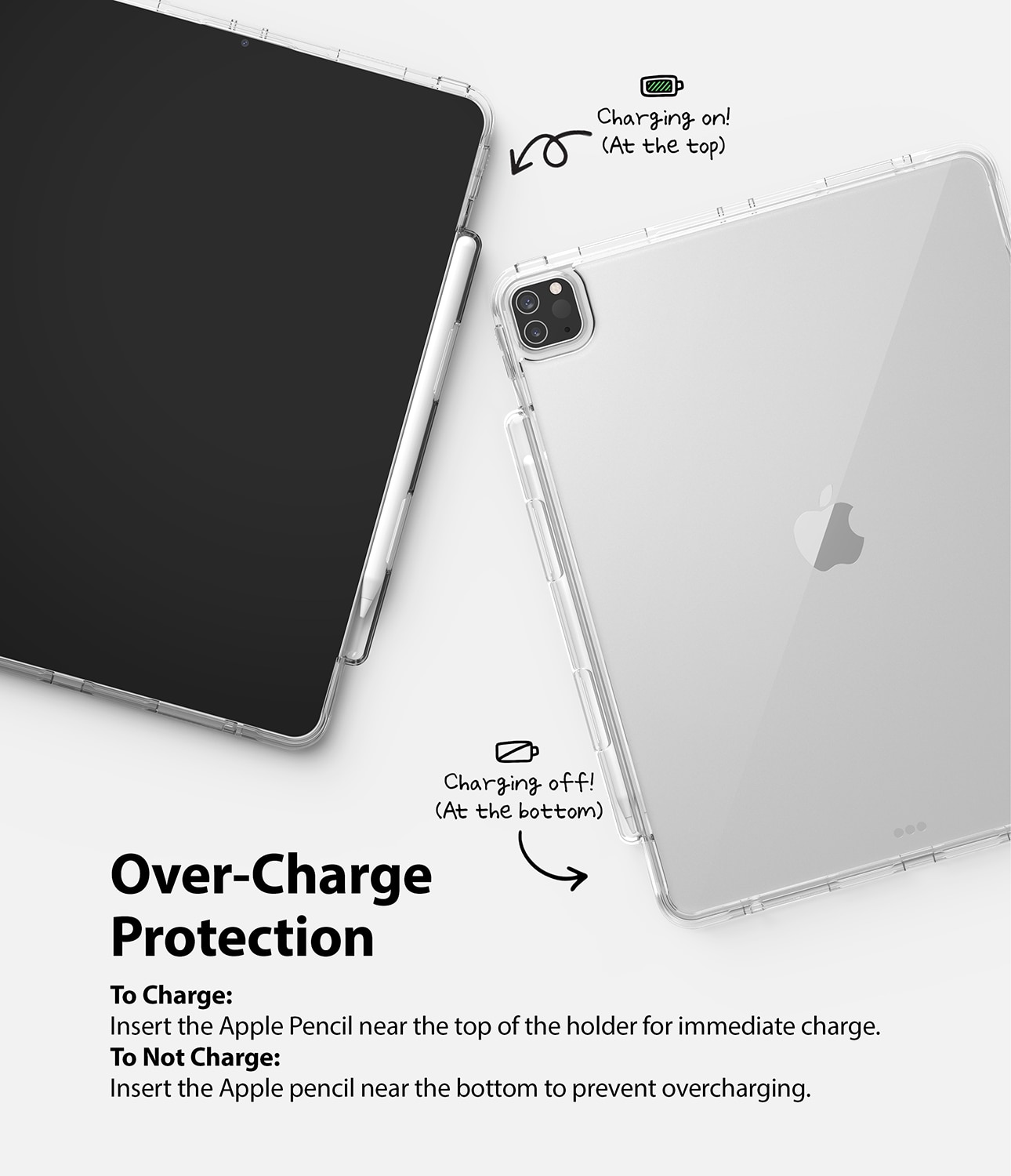 Fusion Plus Case iPad Pro 12.9 5th Gen (2021) Clear