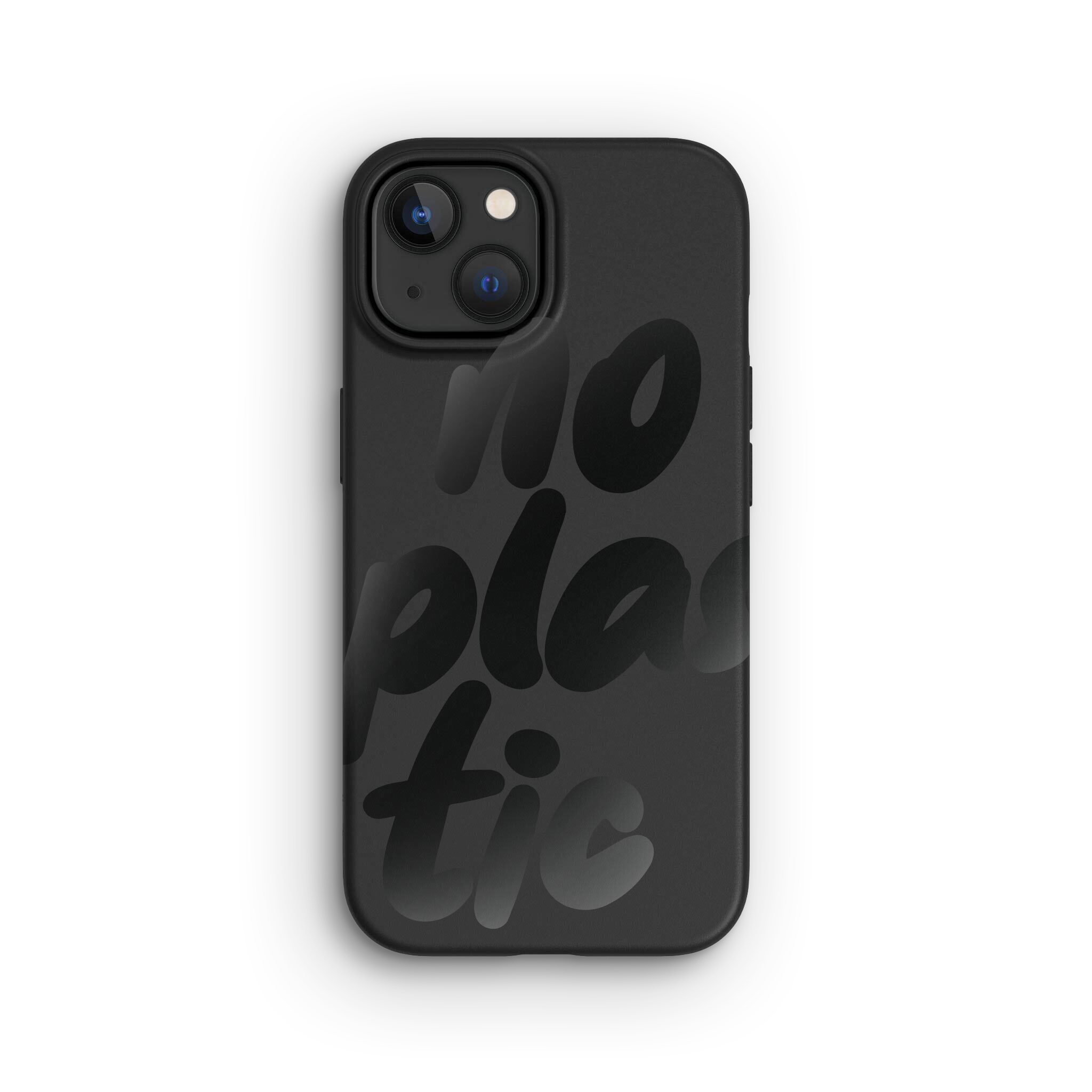 Deksel iPhone 15, No Plastic Black