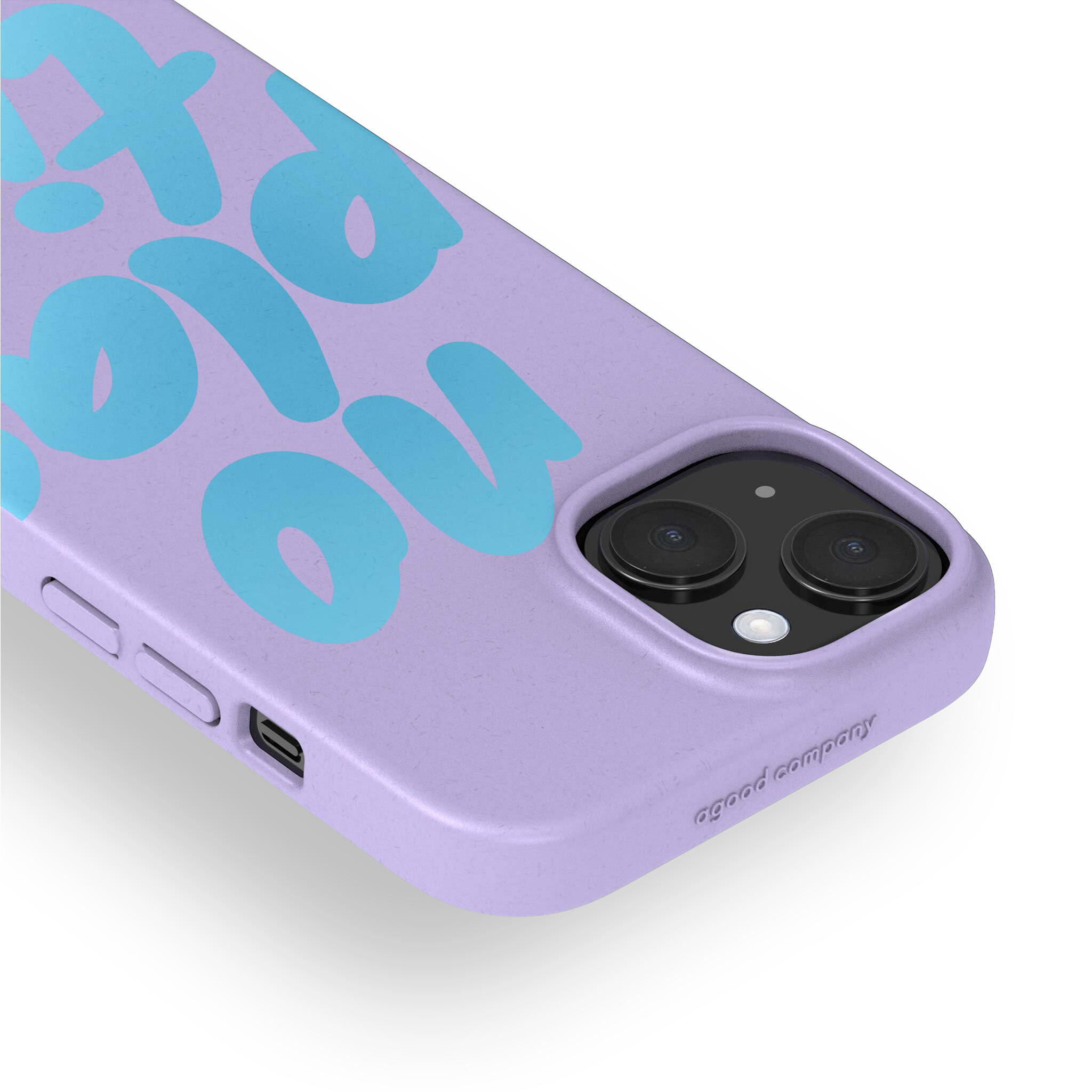Deksel iPhone 15, No Plastic Lilac