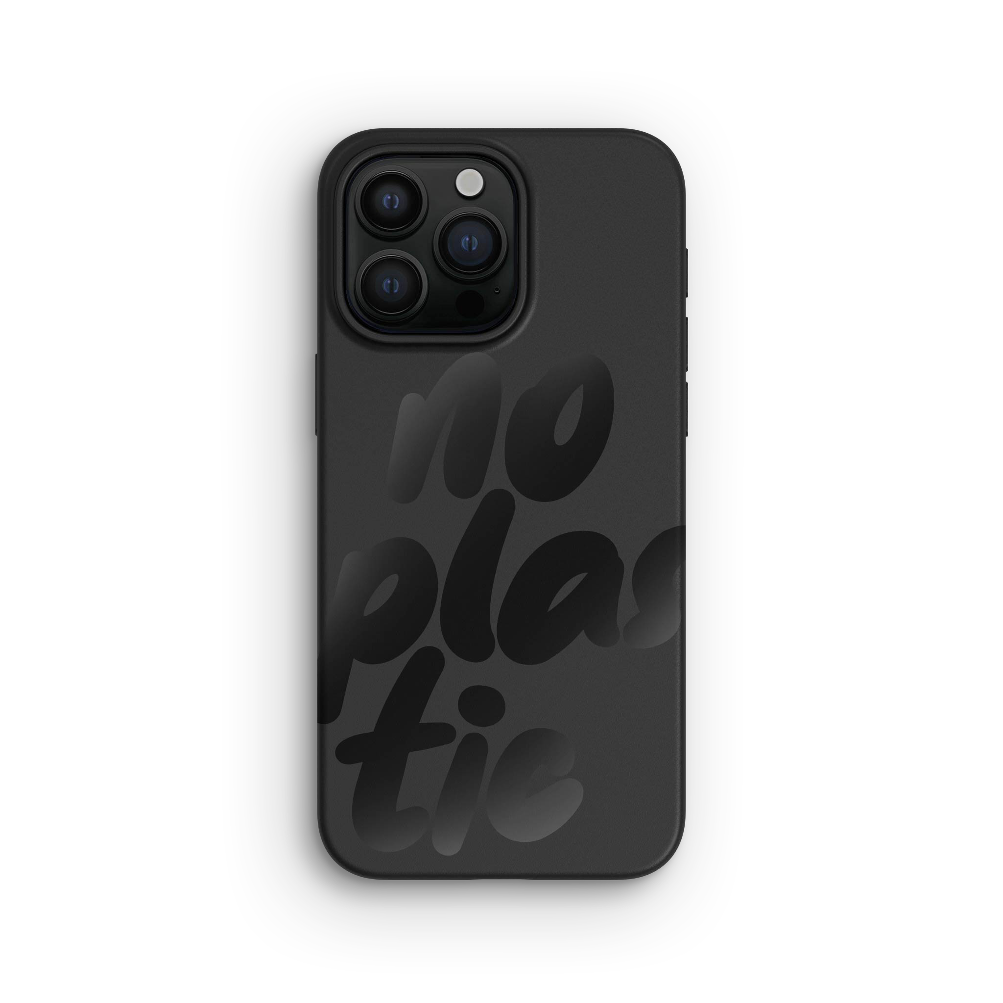 Deksel iPhone 15 Pro Max, No Plastic Black