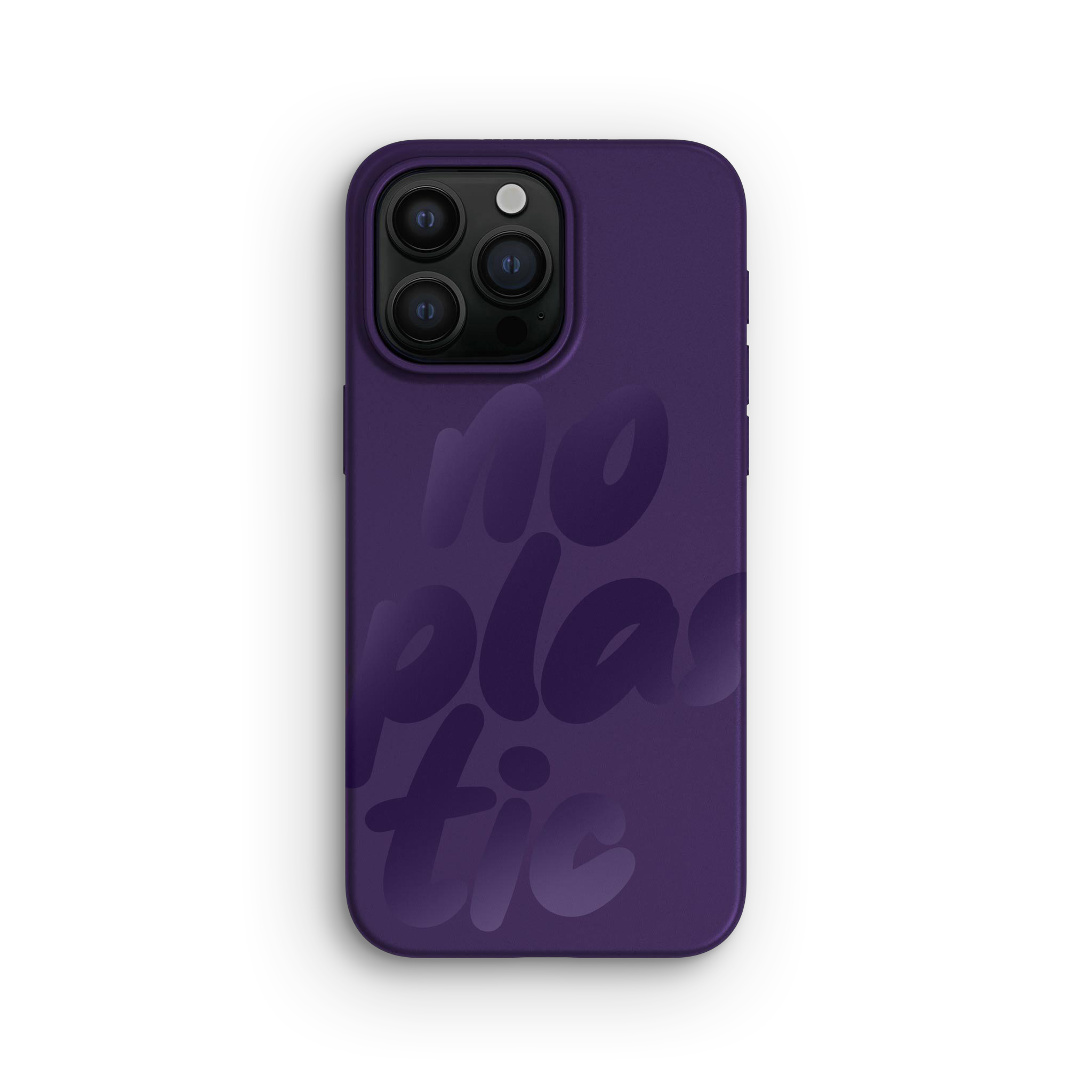 Deksel iPhone 15 Pro Max, No Plastic Blackberry Purple