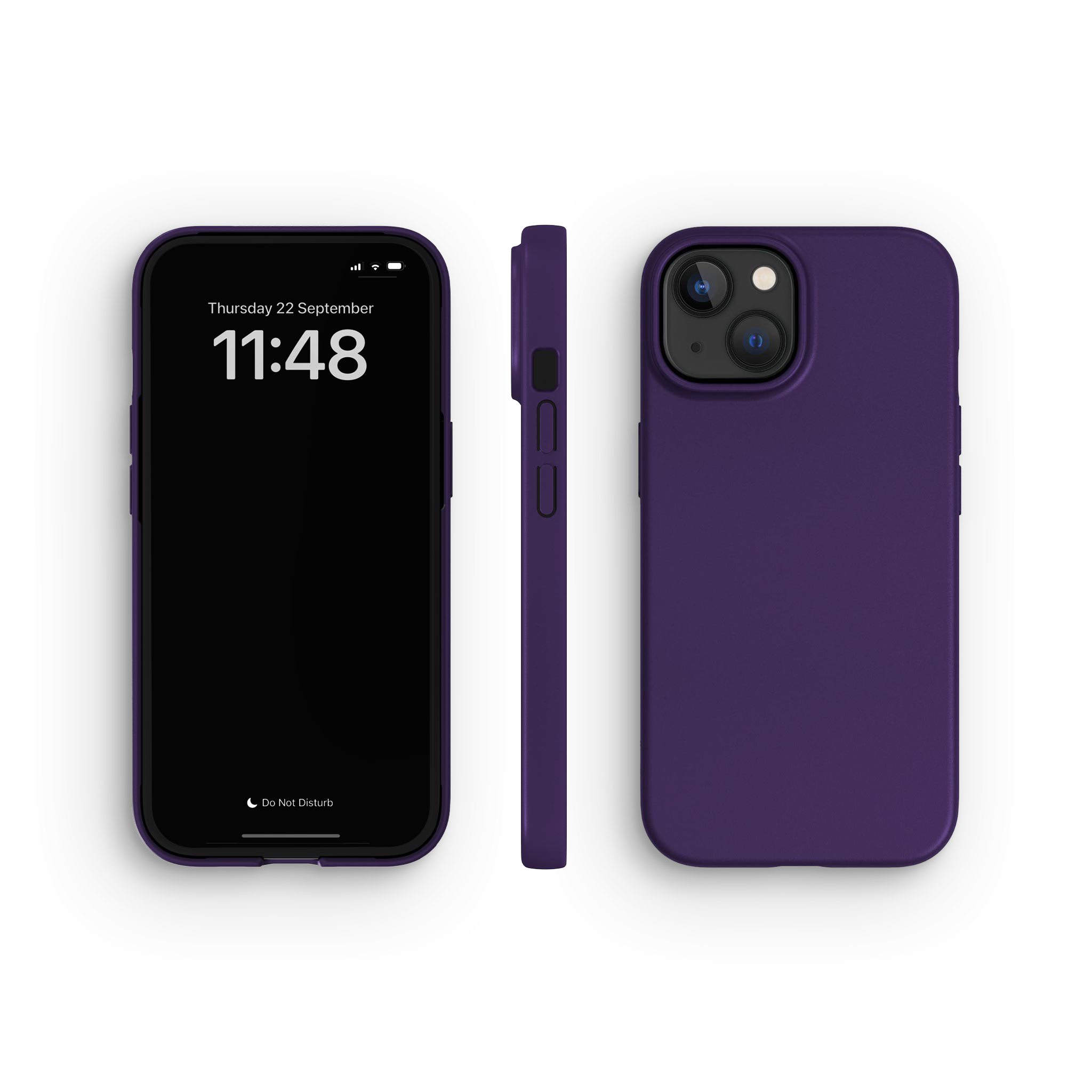 Deksel iPhone 15, Blackberry Purple