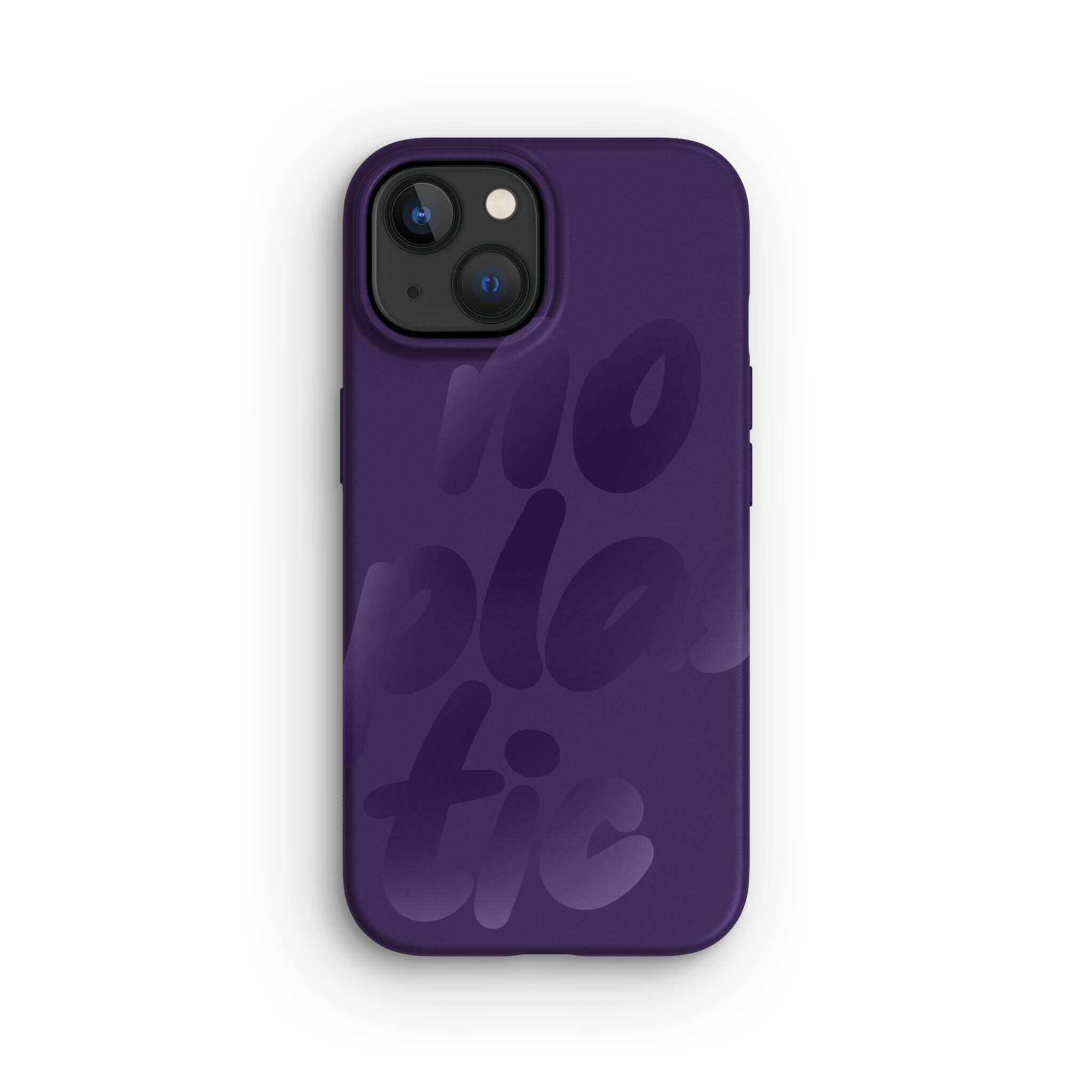 Deksel iPhone 15, No Plastic Blackberry Purple