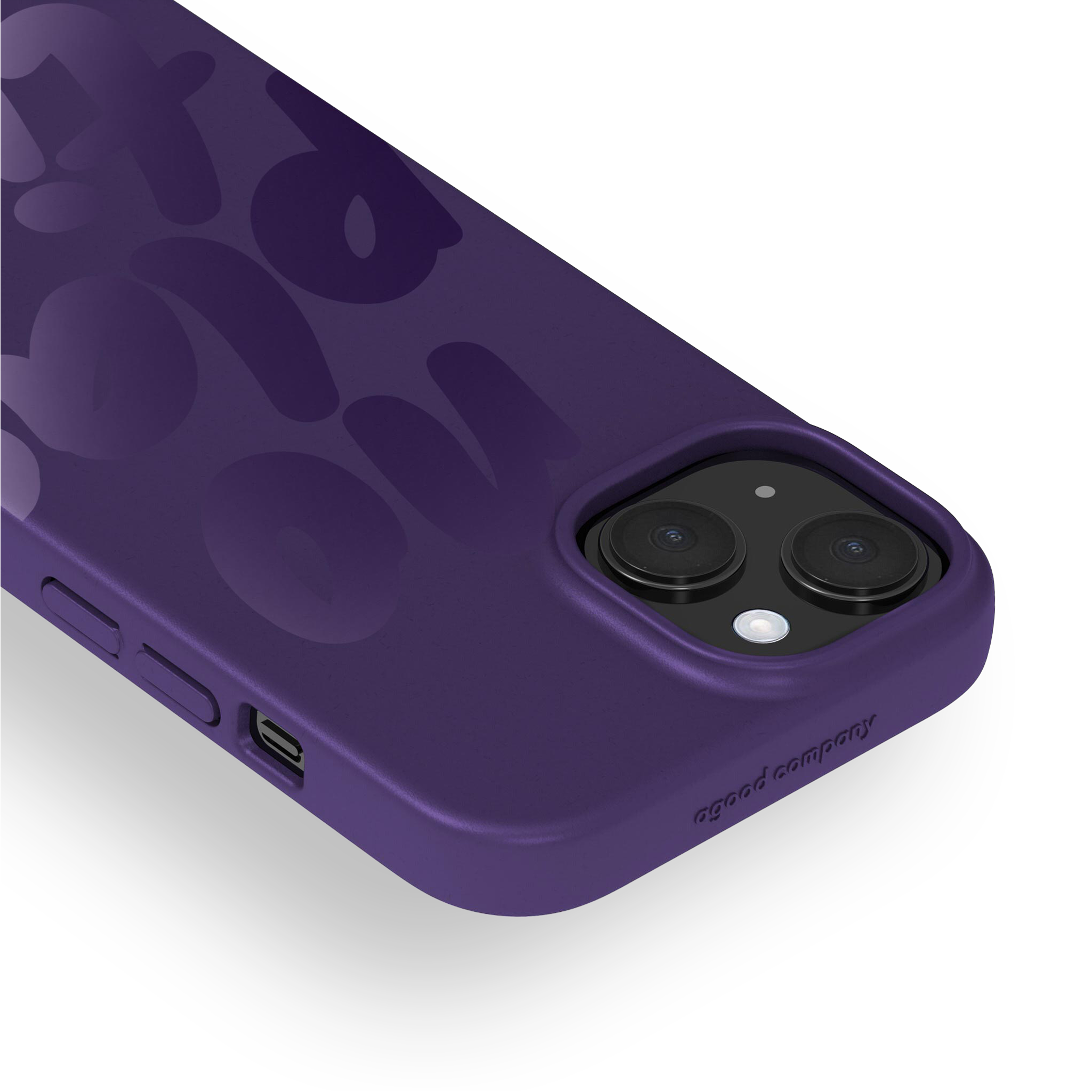 Deksel iPhone 15, No Plastic Blackberry Purple