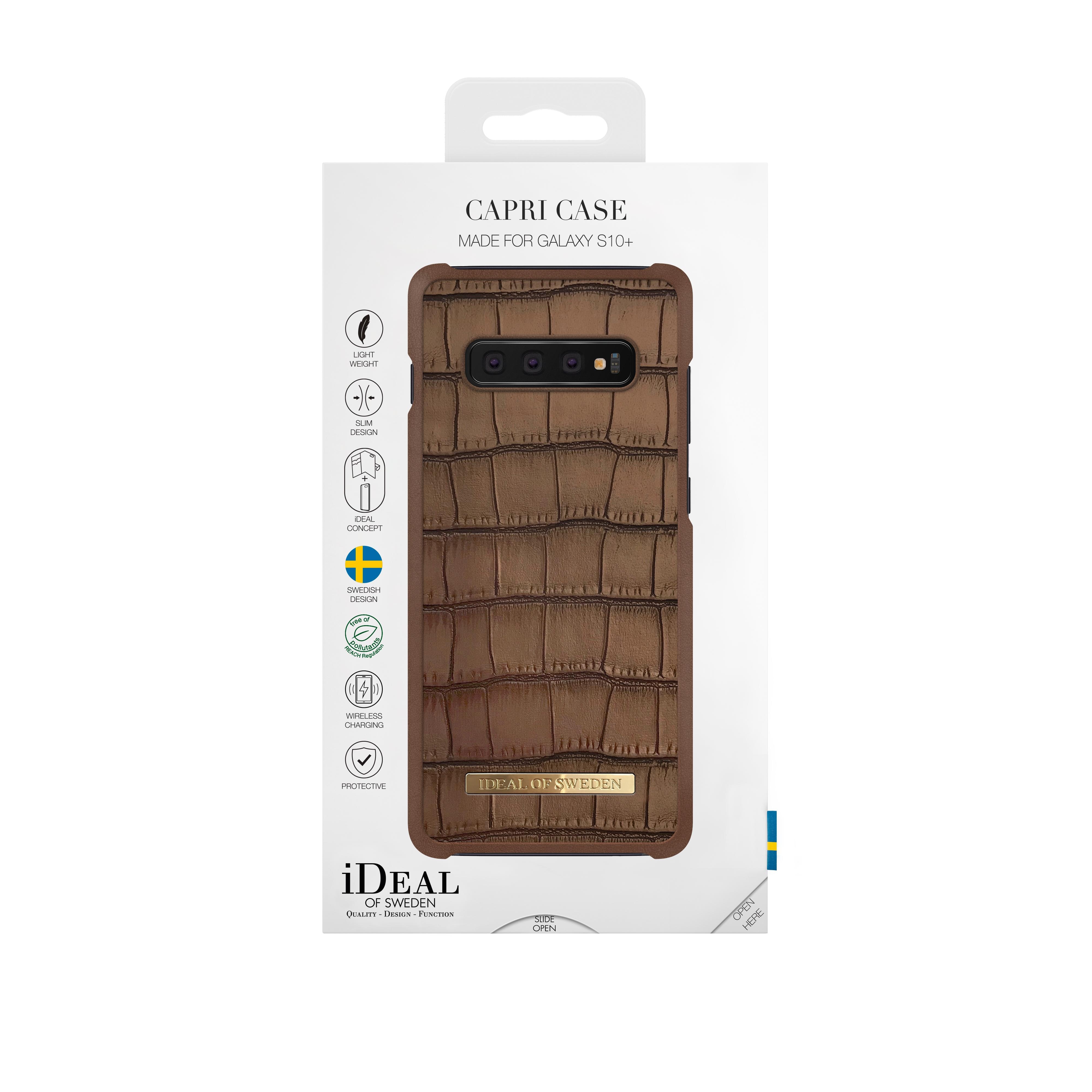 Capri Case Galaxy S10 Plus Brown