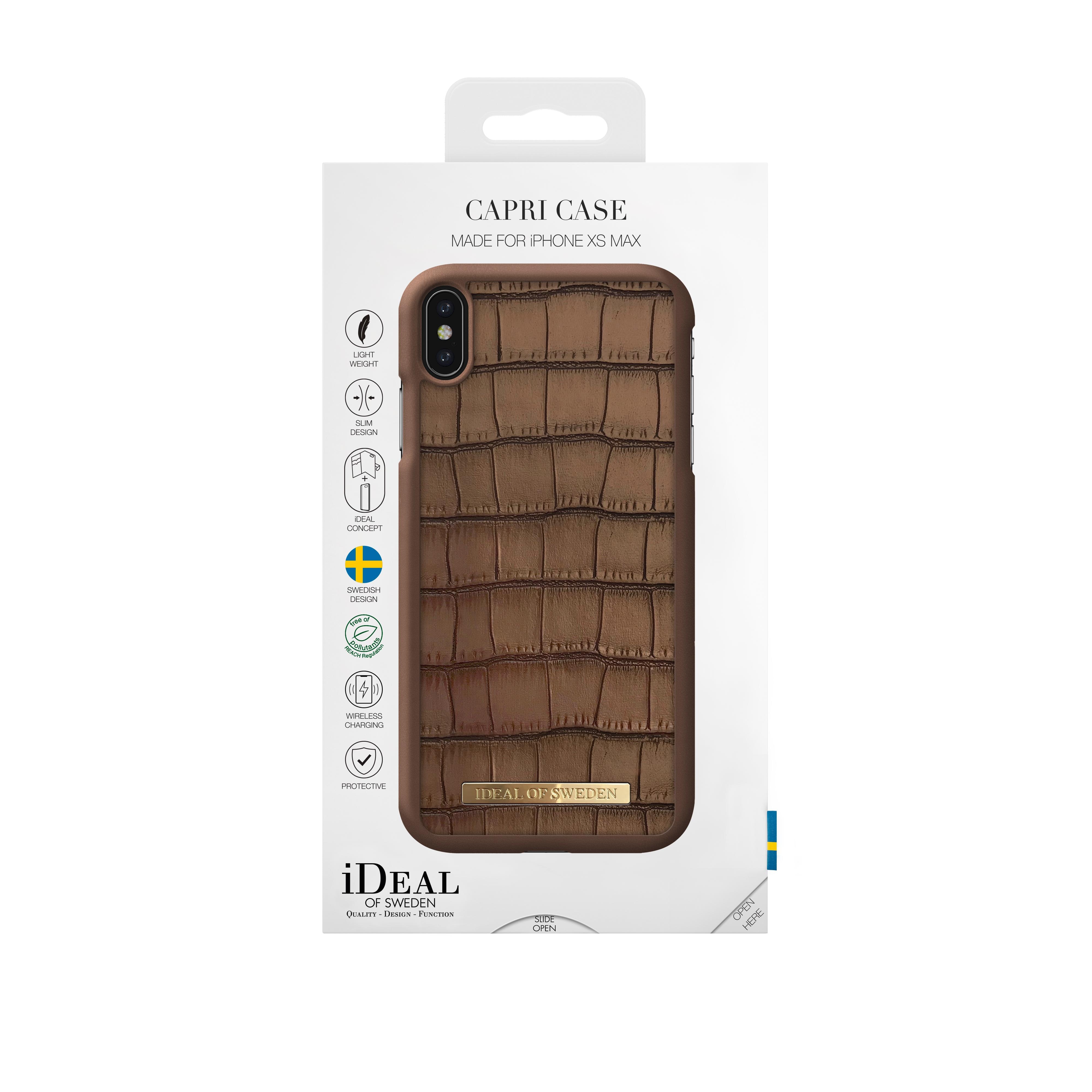 Capri Case iPhone XS Max Brown