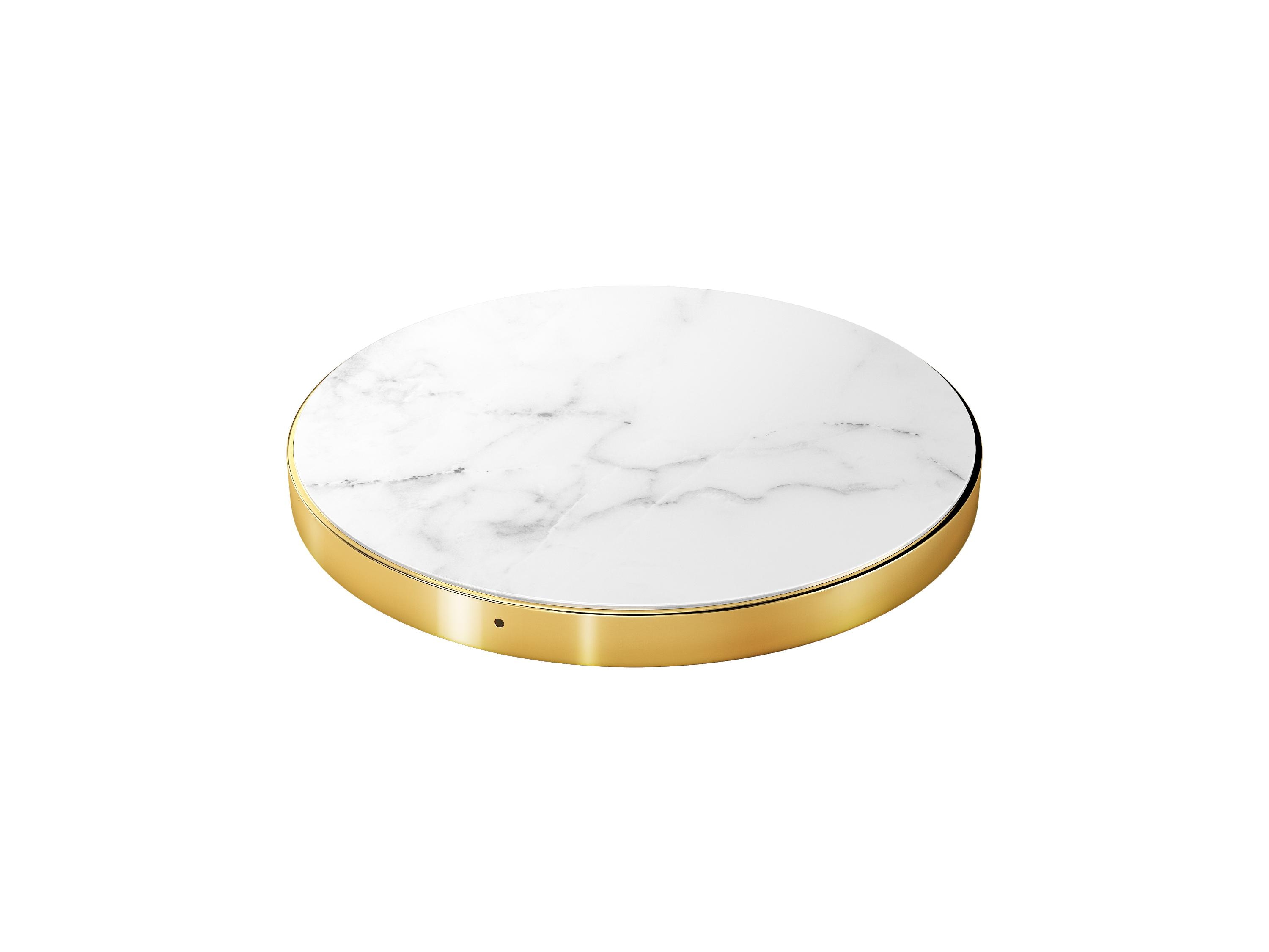 Fashion Qi Charger White Marble