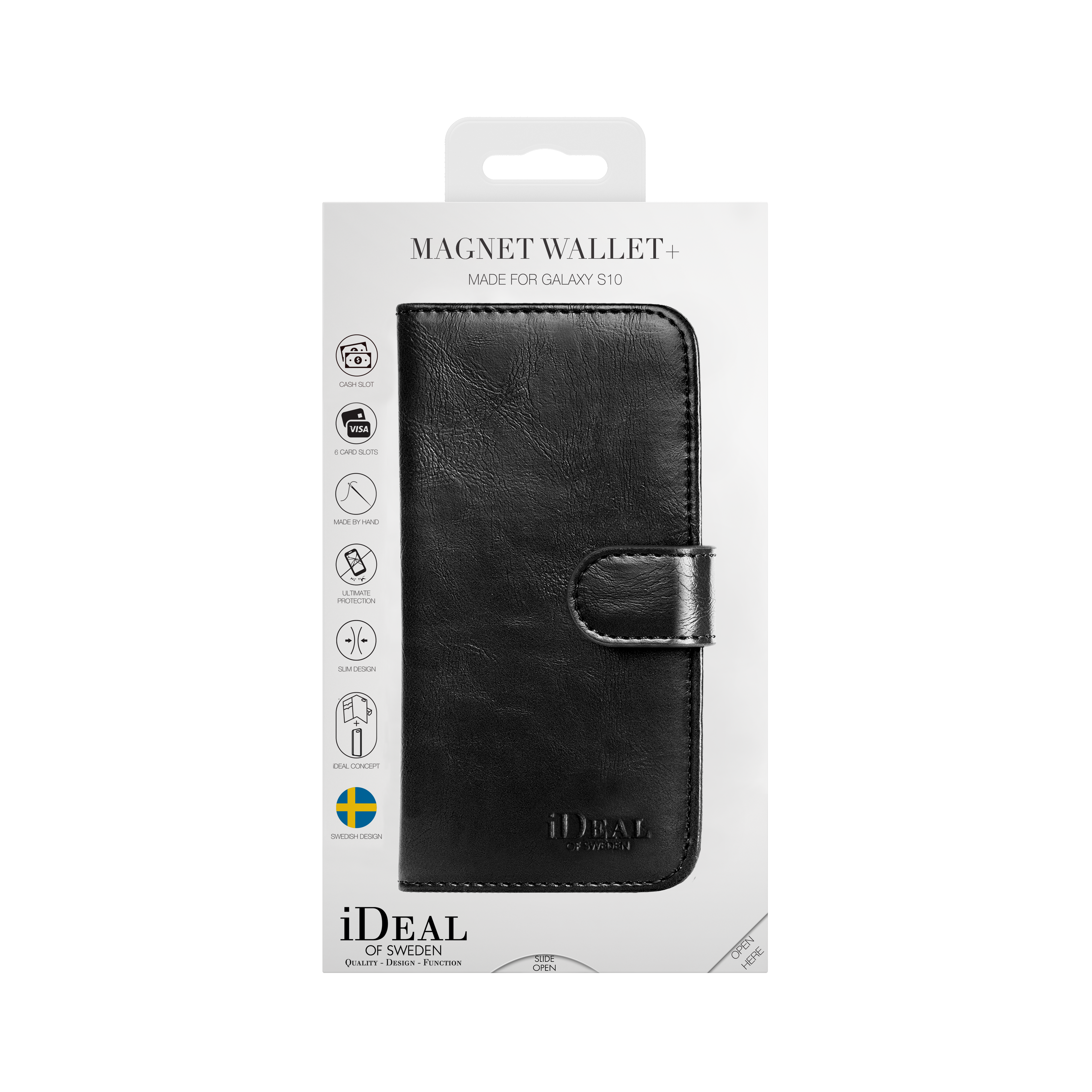 Magnet Wallet+ Galaxy S10 Black