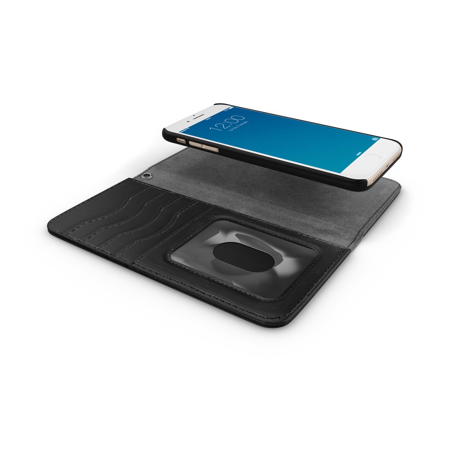 Magnet Wallet+ iPhone 6/6S/7/8 Plus Black
