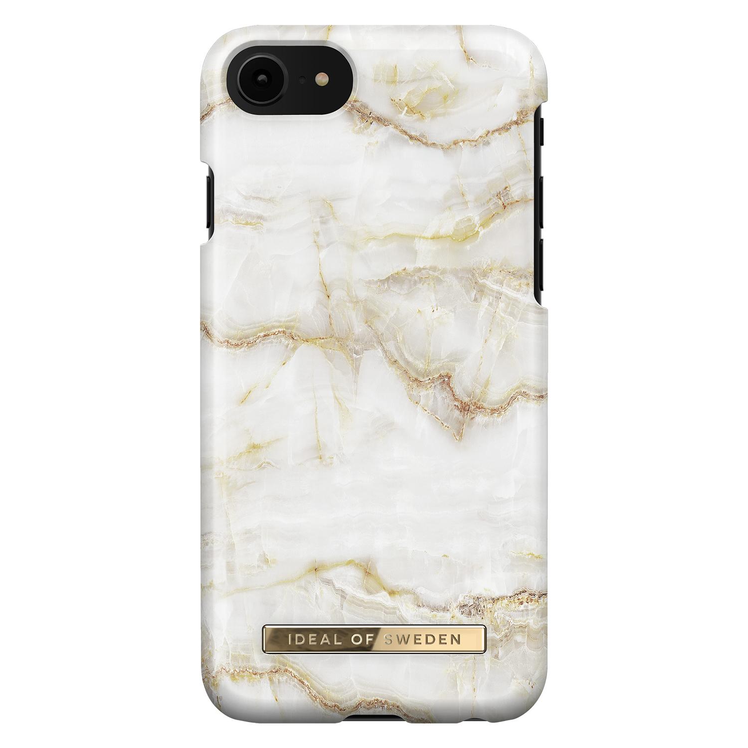 Fashion Case iPhone 6/6S/7/8/SE Golden Pearl Marble