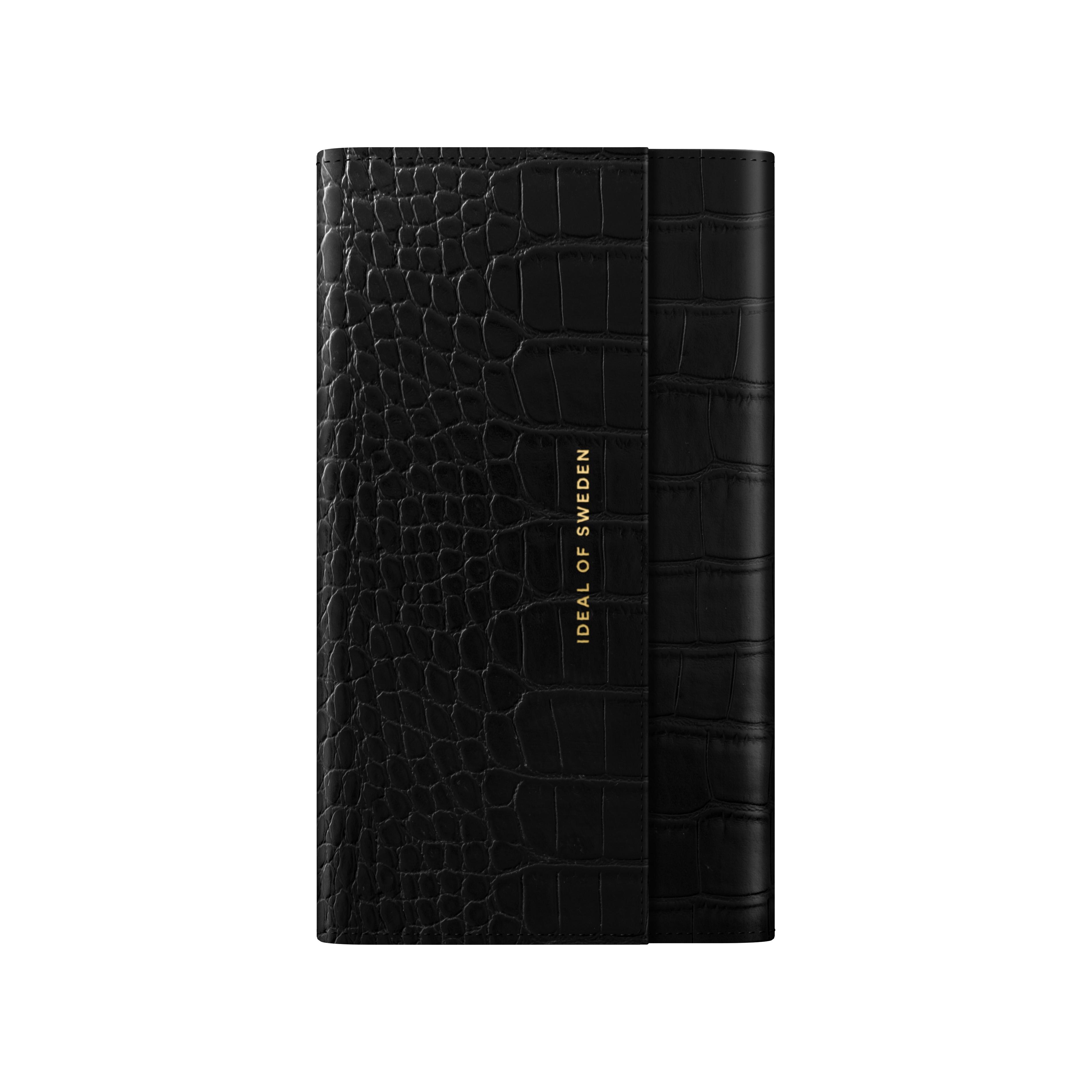 Signature Clutch iPhone 12/12 Pro Jet Black Croco