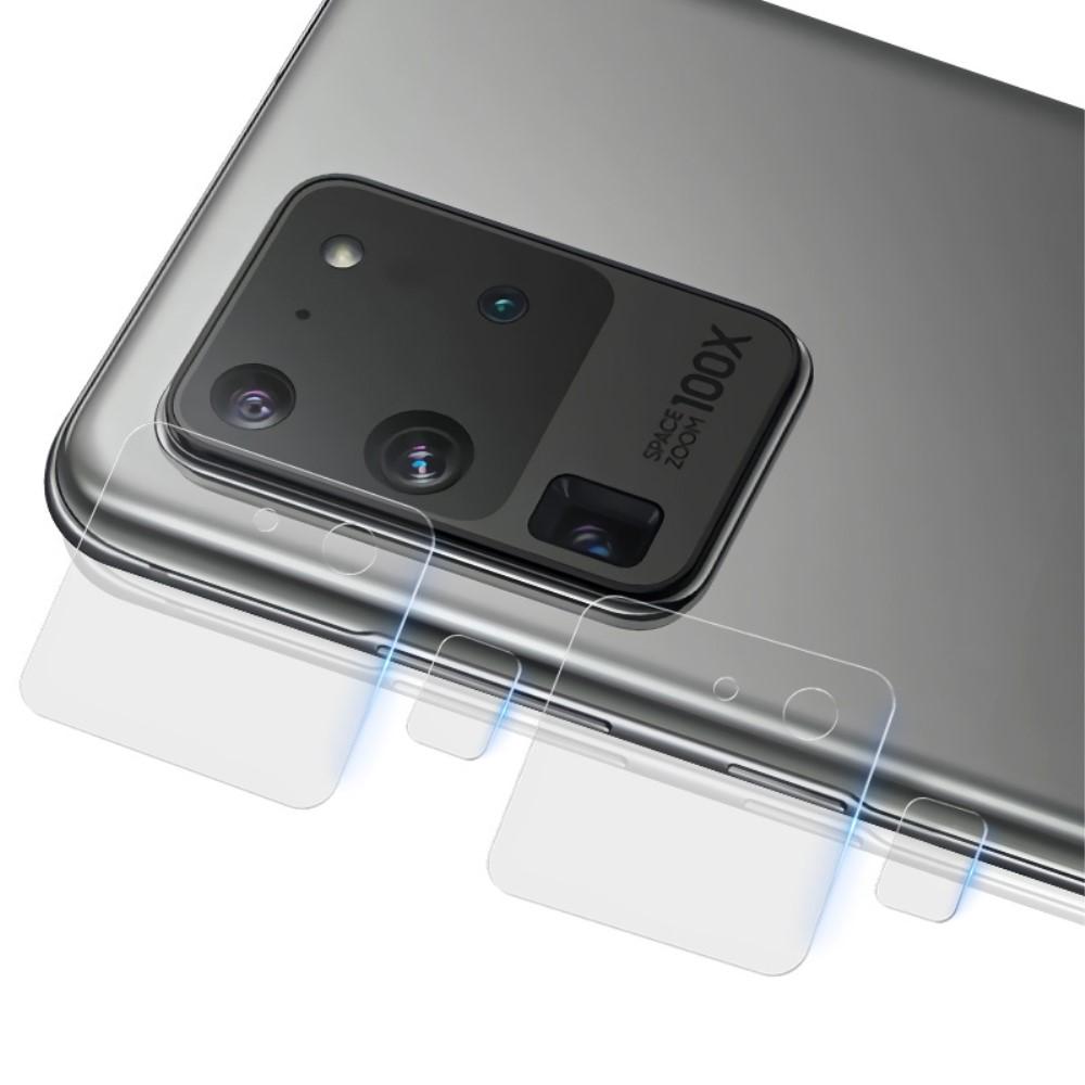 2-pack Herdet Glass Linsebeskyttelse Galaxy S20 Ultra