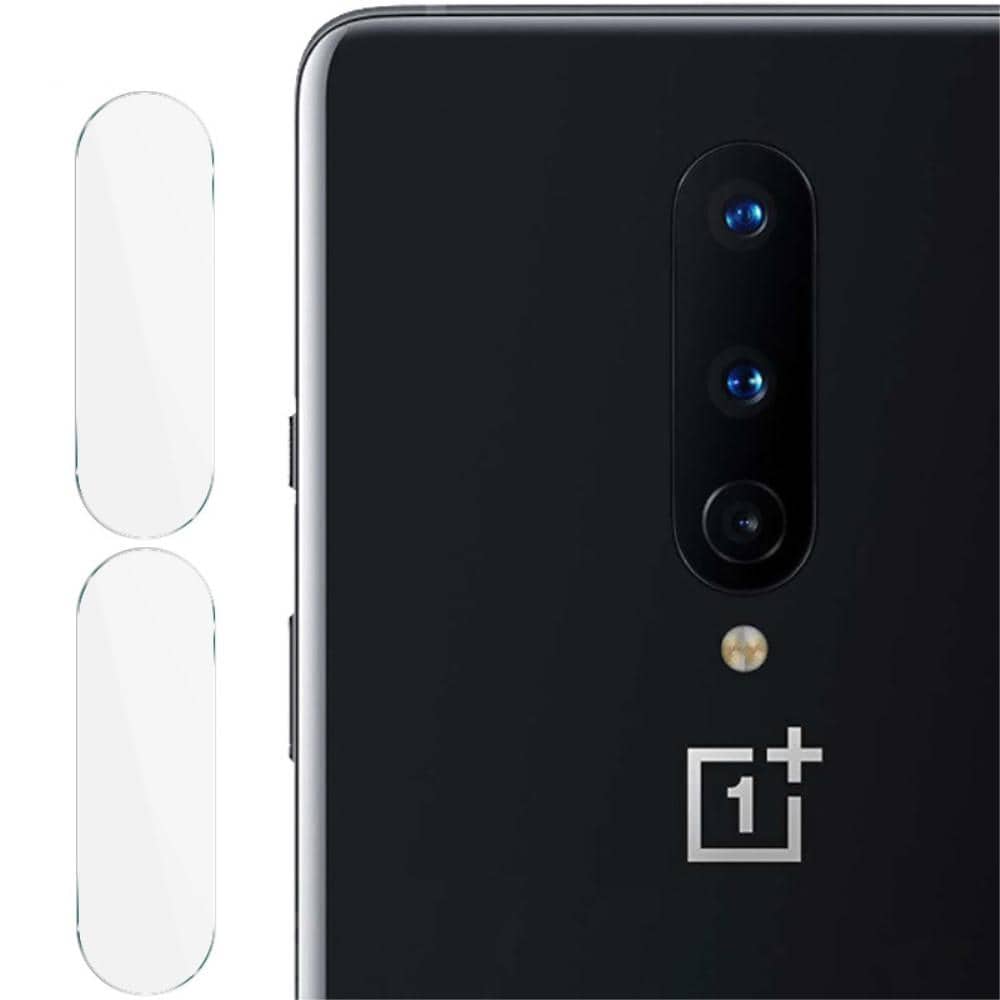 2-pack Herdet Glass Linsebeskyttelse  OnePlus 8 Gjennomsiktig