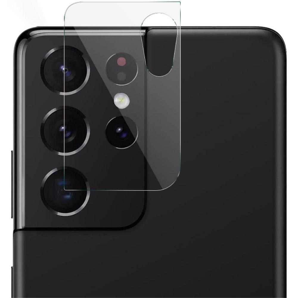 2-pack Herdet Glass Linsebeskyttelse Samsung Galaxy S21 Gjennomsiktig