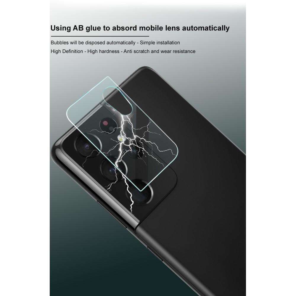2-pack Herdet Glass Linsebeskyttelse Samsung Galaxy S21 Gjennomsiktig