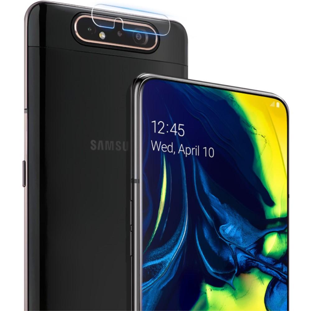 2-pack Herdet Glass Linsebeskyttelse Galaxy A80