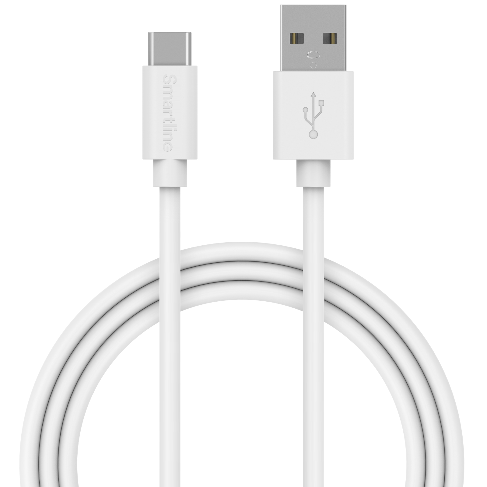 USB-kabel USB-C 3m hvit