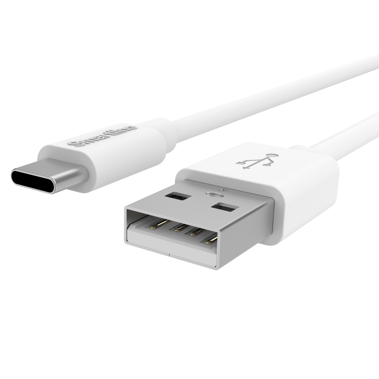 USB-kabel USB-C 3m hvit