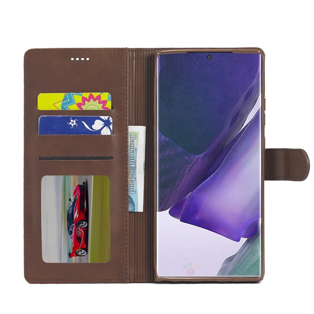 Lommeboketui Galaxy Note 20 Ultra brun