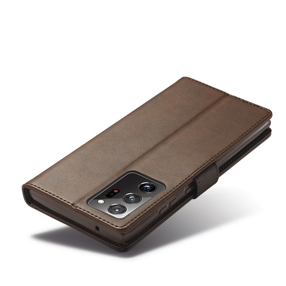 Lommeboketui Galaxy Note 20 Ultra brun
