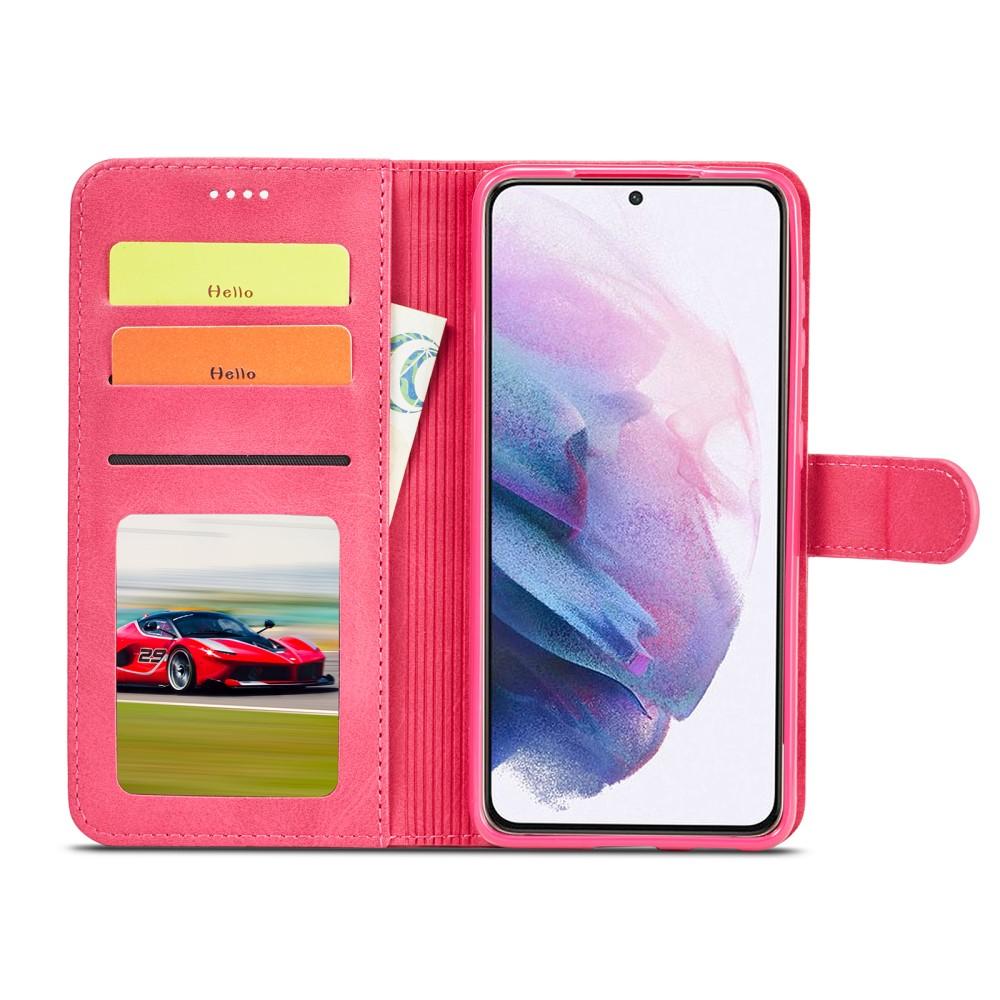 Lommeboketui Samsung Galaxy S21 Plus rosa