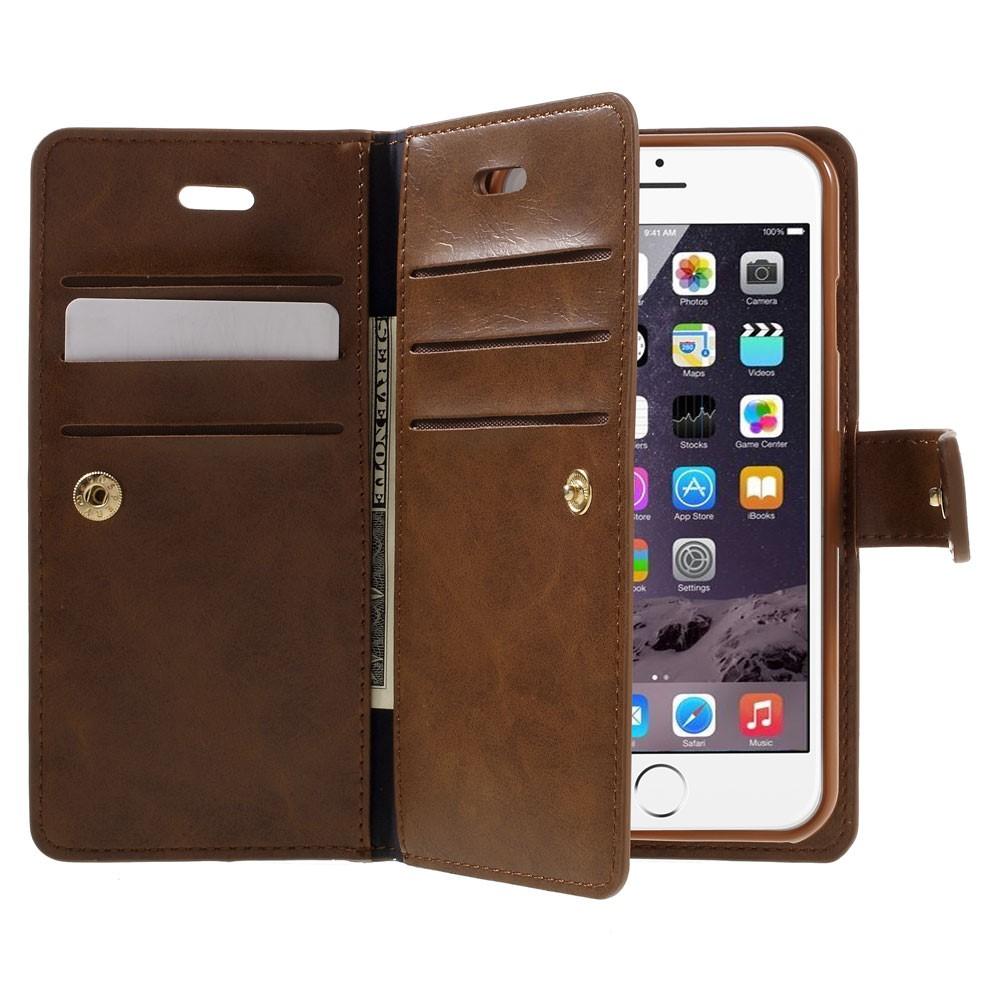 Mansoor Wallet Diary Case iPhone 7/8/SE brun